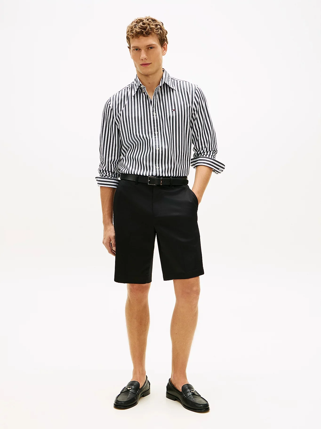 TOMMY HILFIGER Quần Ngắn Nam LW Ctn Satin Brooklyn Shorts
