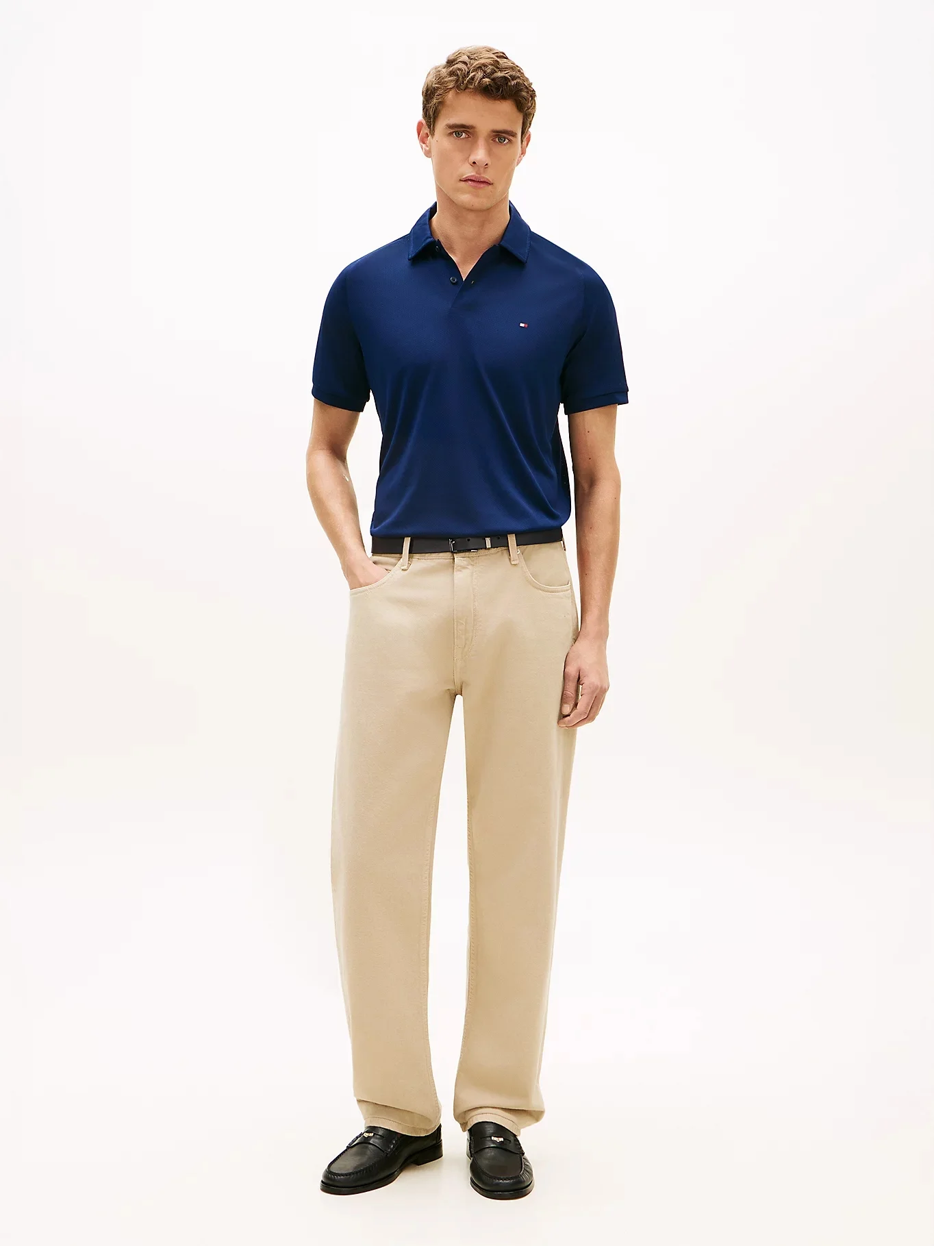 TOMMY HILFIGER Áo Polo Nam Tay Ngắn Performance Airdot Reg Polo