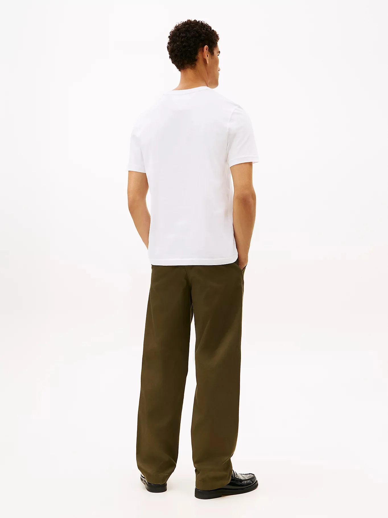 TOMMY HILFIGER Áo Thun Nam Tay Ngắn Tommy Embro Flag Tee