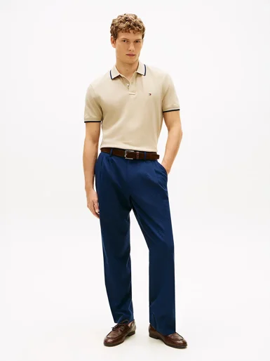 TOMMY HILFIGER Áo Polo Nam Tay Ngắn Pique Undercollar Reg Polo