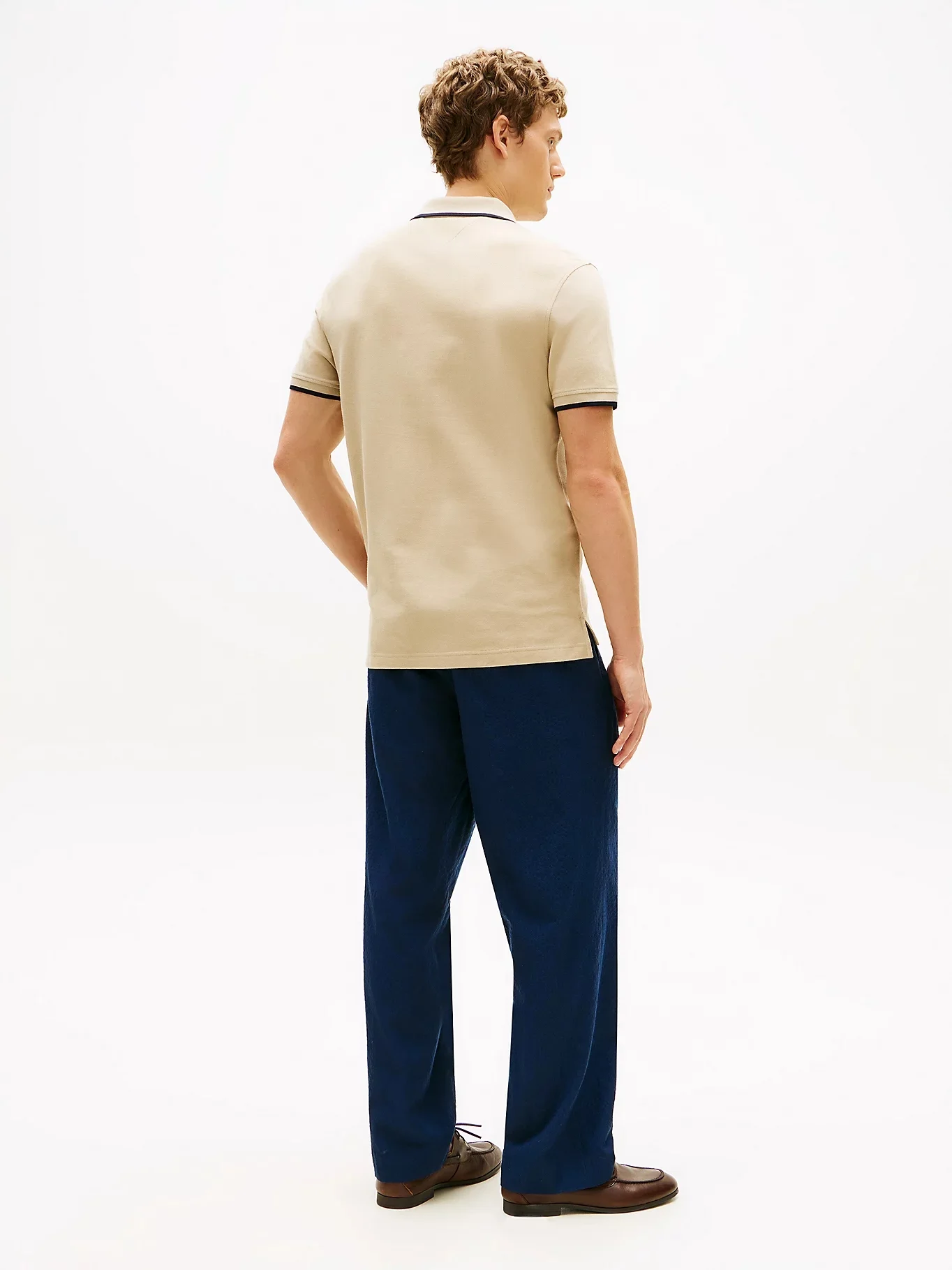 TOMMY HILFIGER Áo Polo Nam Tay Ngắn Pique Undercollar Reg Polo