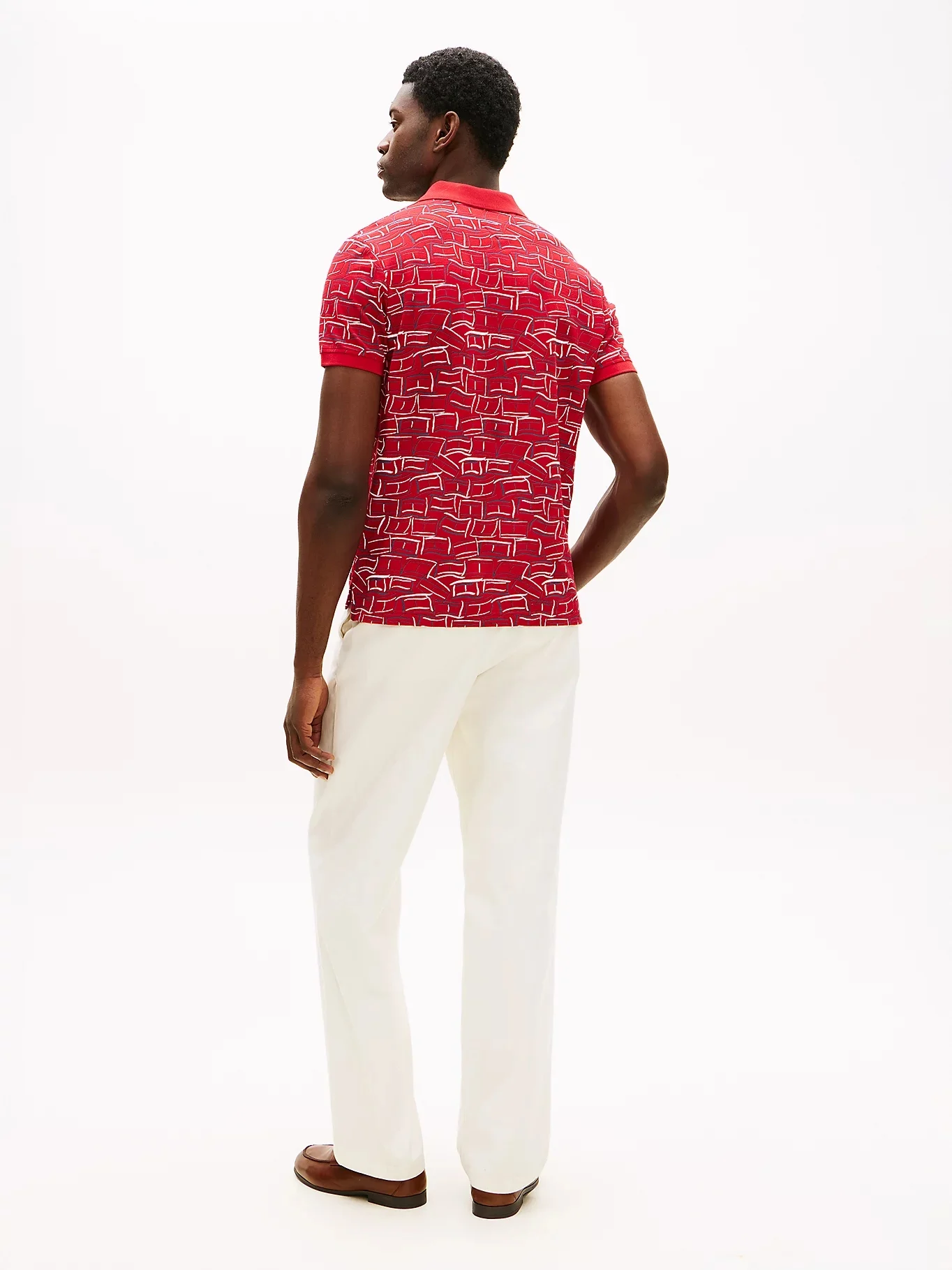 TOMMY HILFIGER Áo Polo Nam Tay Ngắn Aop Pique Reg Polo