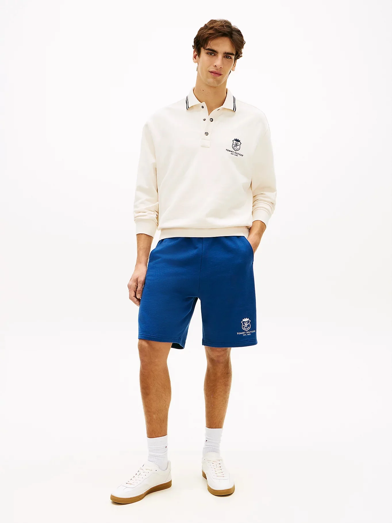 TOMMY HILFIGER Quần Ngắn Nam Country Club Crest Sweatshort