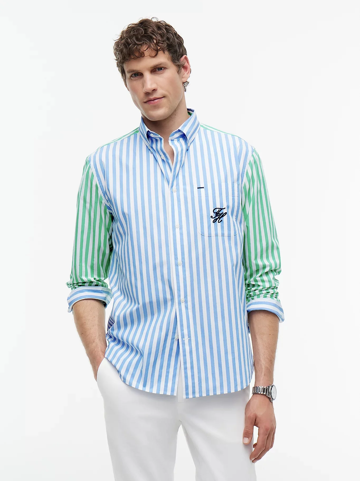 TOMMY HILFIGER Áo Sơ Mi Nam Tay Dài Papertouch Fun Clssc Fit Shirt