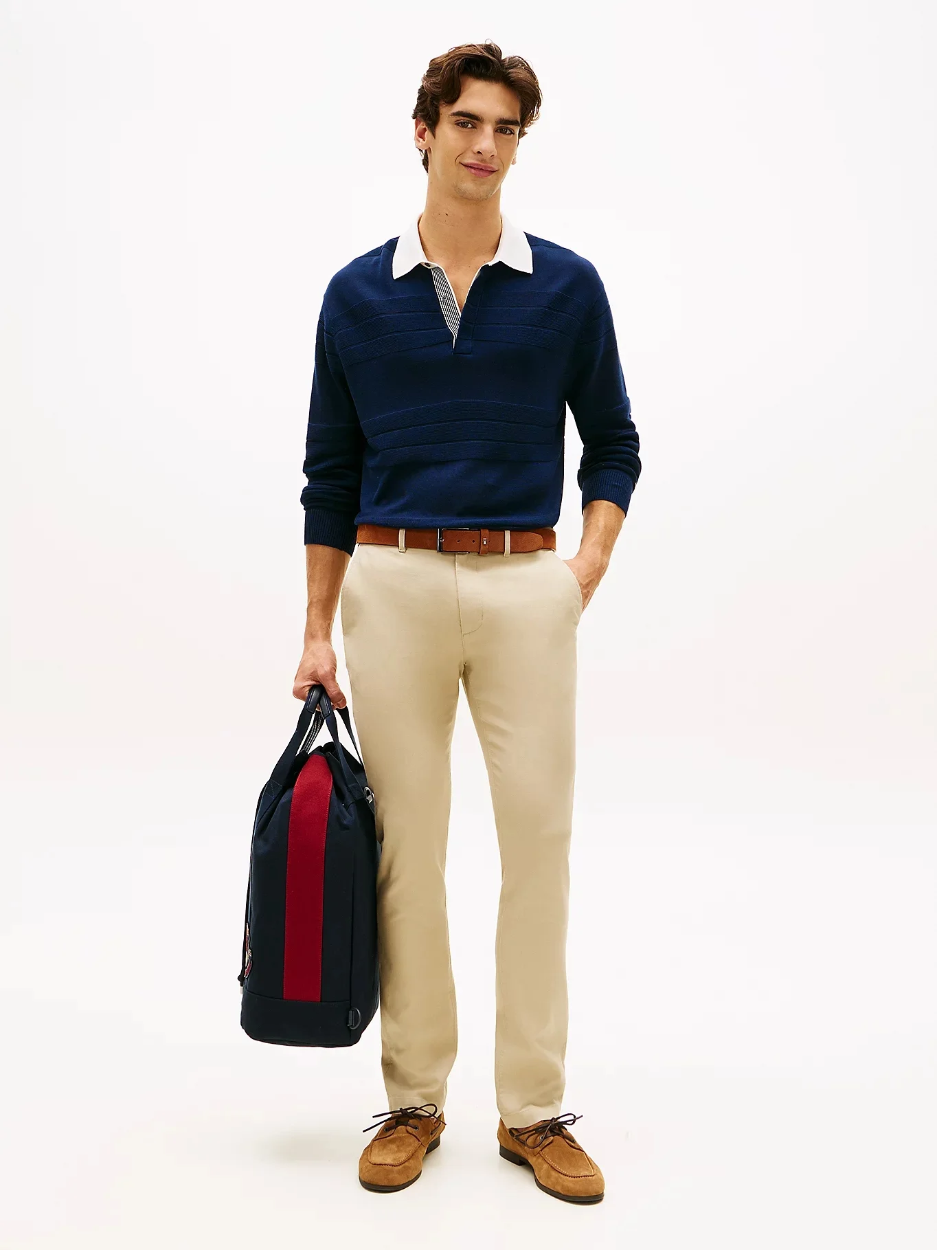 TOMMY HILFIGER Quần Dài Nam Bleecker Honeycomb Structure