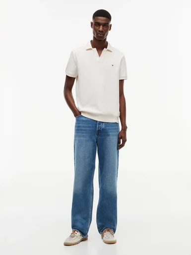 TOMMY HILFIGER Áo Polo Nam Tay Ngắn Jonny Collar Texture Reg Polo