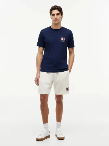 TOMMY HILFIGER Áo Thun Nam Tay Ngắn Americana Box Flag Regular Tee