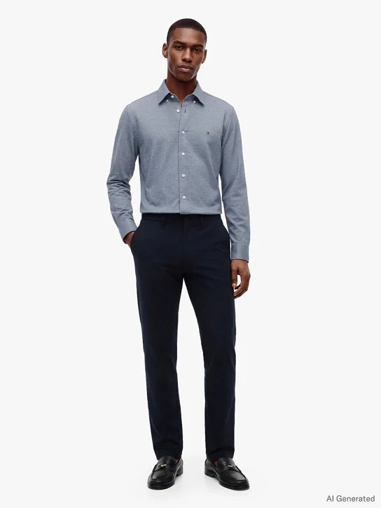 TOMMY HILFIGER Quần Dài Nam Denton Knit Tech Chino