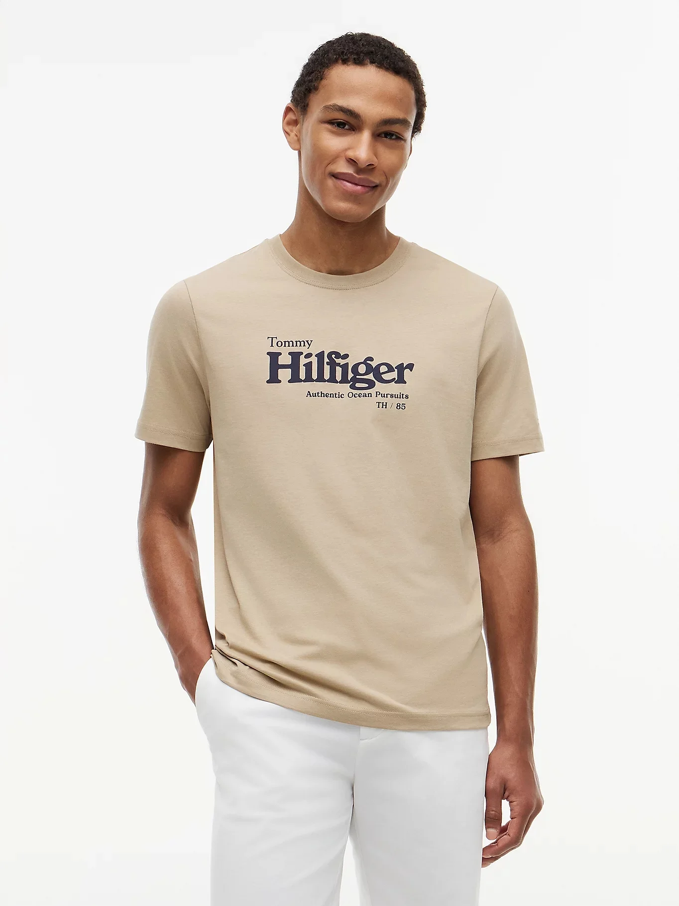 TOMMY HILFIGER Áo Thun Nam Tay Ngắn Nautical Chest Graphic Reg Tee