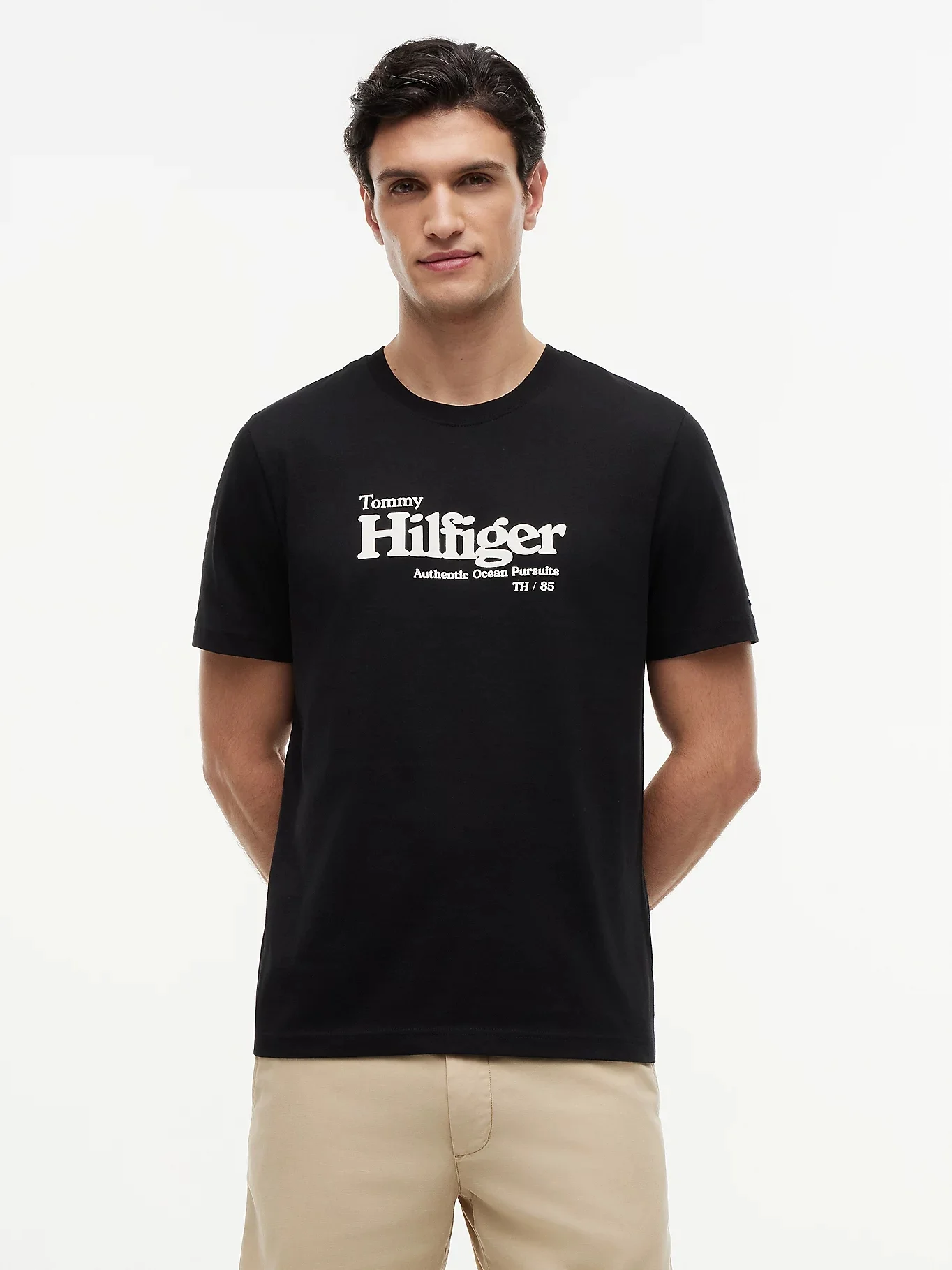 TOMMY HILFIGER Áo Thun Nam Tay Ngắn Nautical Chest Graphic Reg Tee