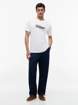 TOMMY HILFIGER Áo Thun Nam Tay Ngắn Nautical Chest Graphic Reg Tee