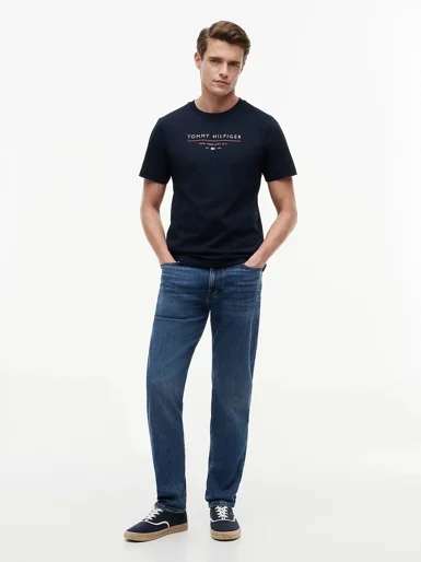 TOMMY HILFIGER Áo Thun Nam Tay Ngắn Brand Love New Rwb Reg Tee