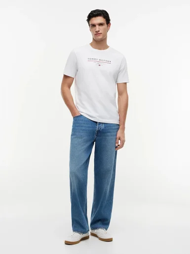 TOMMY HILFIGER Áo Thun Nam Tay Ngắn Brand Love New Rwb Reg Tee