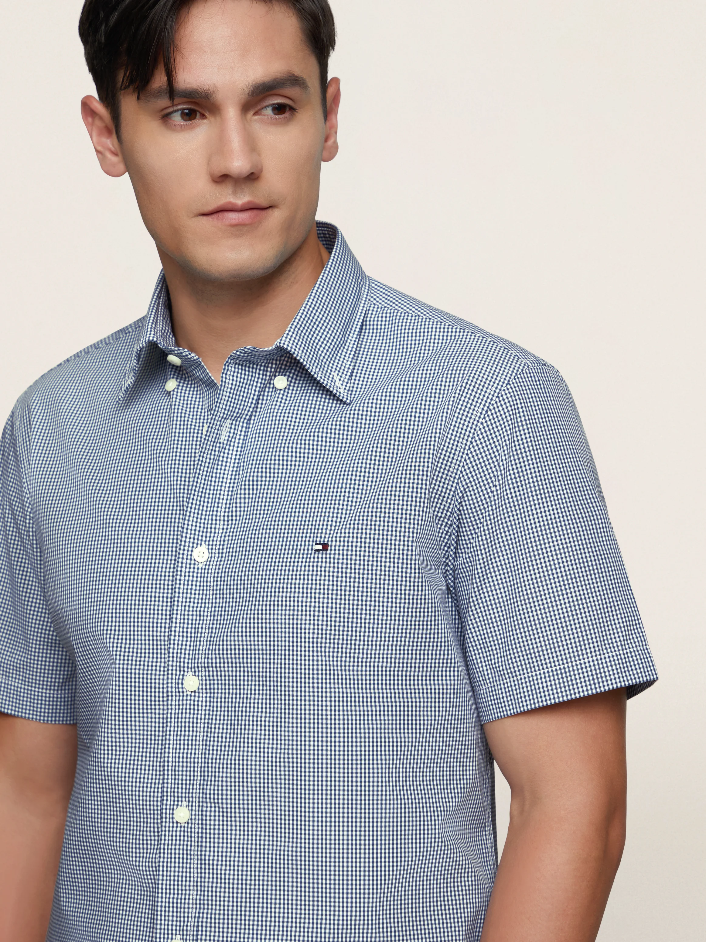 TOMMY HILFIGER Áo Sơ Mi Nam Tay Dài Regular Button Down ESS S/S