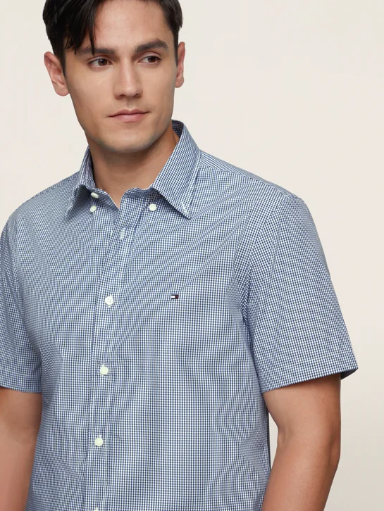 TOMMY HILFIGER Áo Sơ Mi Nam Tay Dài Regular Button Down ESS S/S