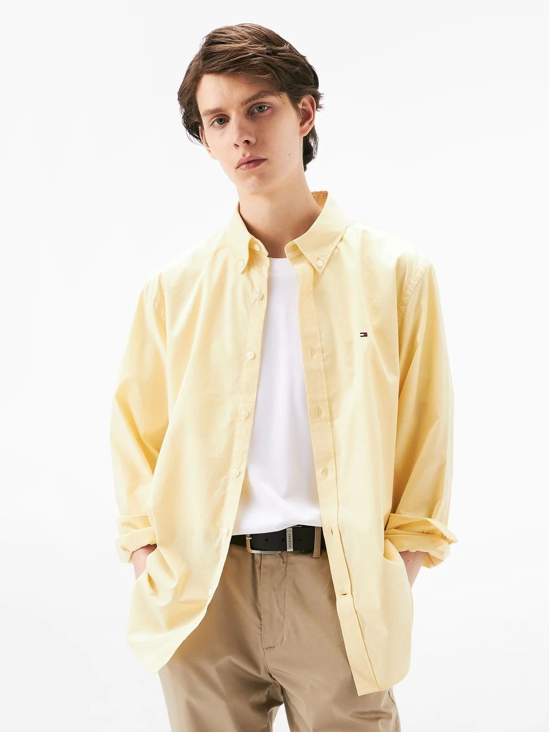 TOMMY HILFIGER Áo Sơ Mi Nam Tay Dài LW Oxford Solid L/S Shirts