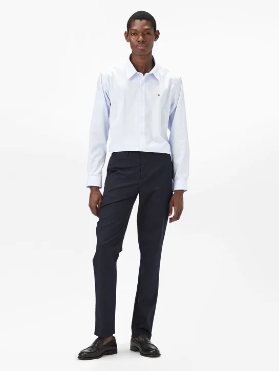 TOMMY HILFIGER Áo Sơ Mi Nam Tay Dài Non Iron Stripe L/S Shirts