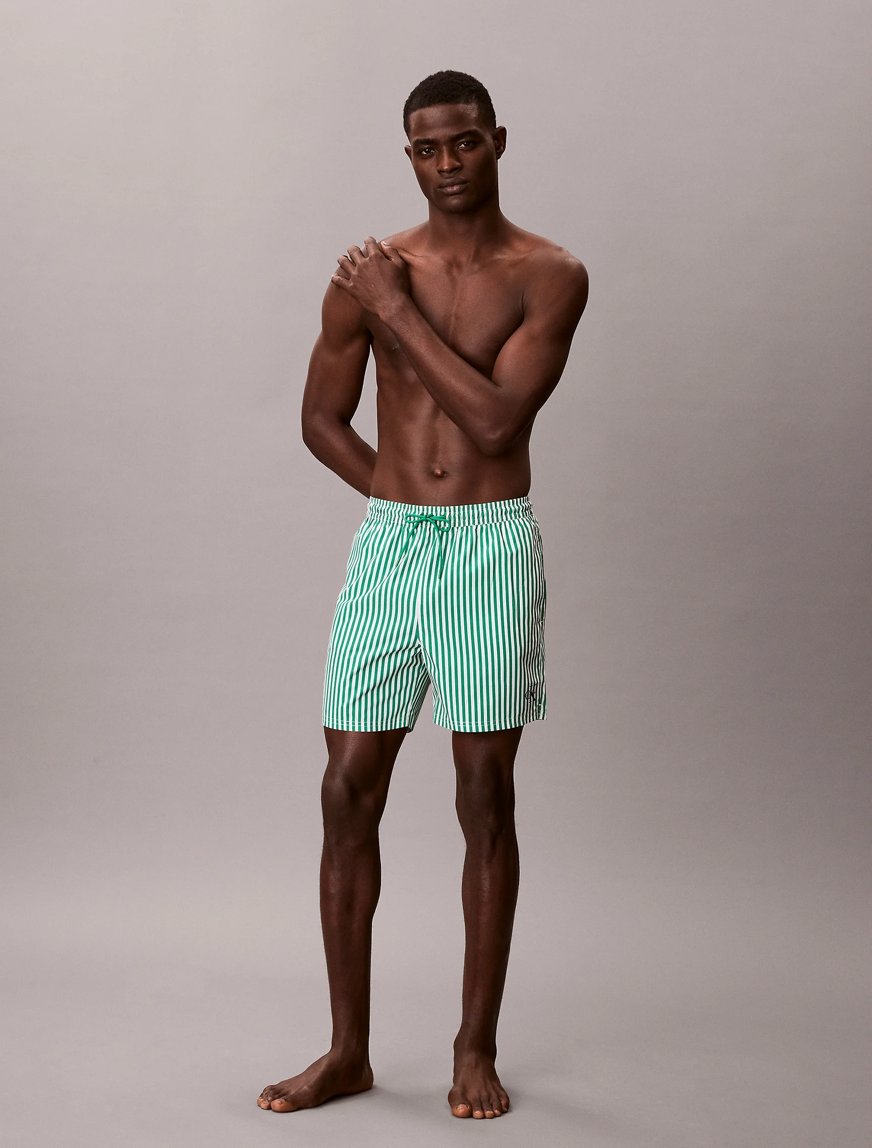 CK SPORT Quần Bơi Nam Medium Drawstring Waistband