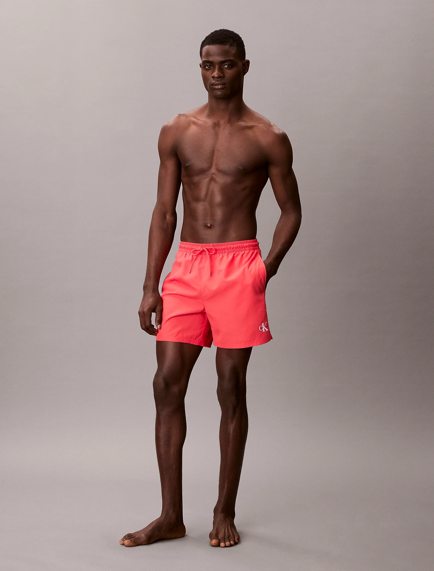 CK SPORT Quần Bơi Nam Medium Drawstring Waistband