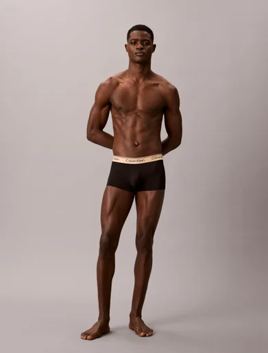 CK UNDERWEAR Set 3 Quần Lót Nam Low Rise Trunk 3Pk