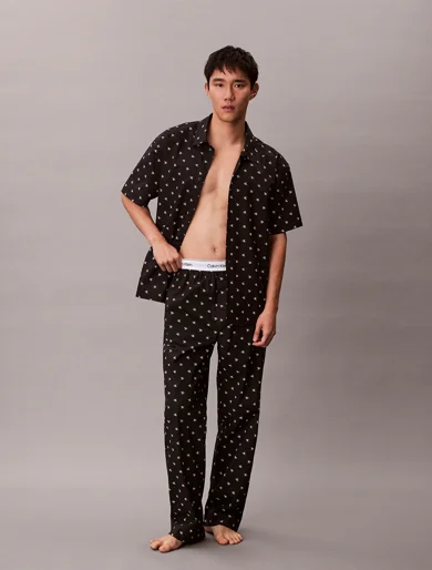 CK UNDERWEAR Áo Ngủ Nam SS Button Down