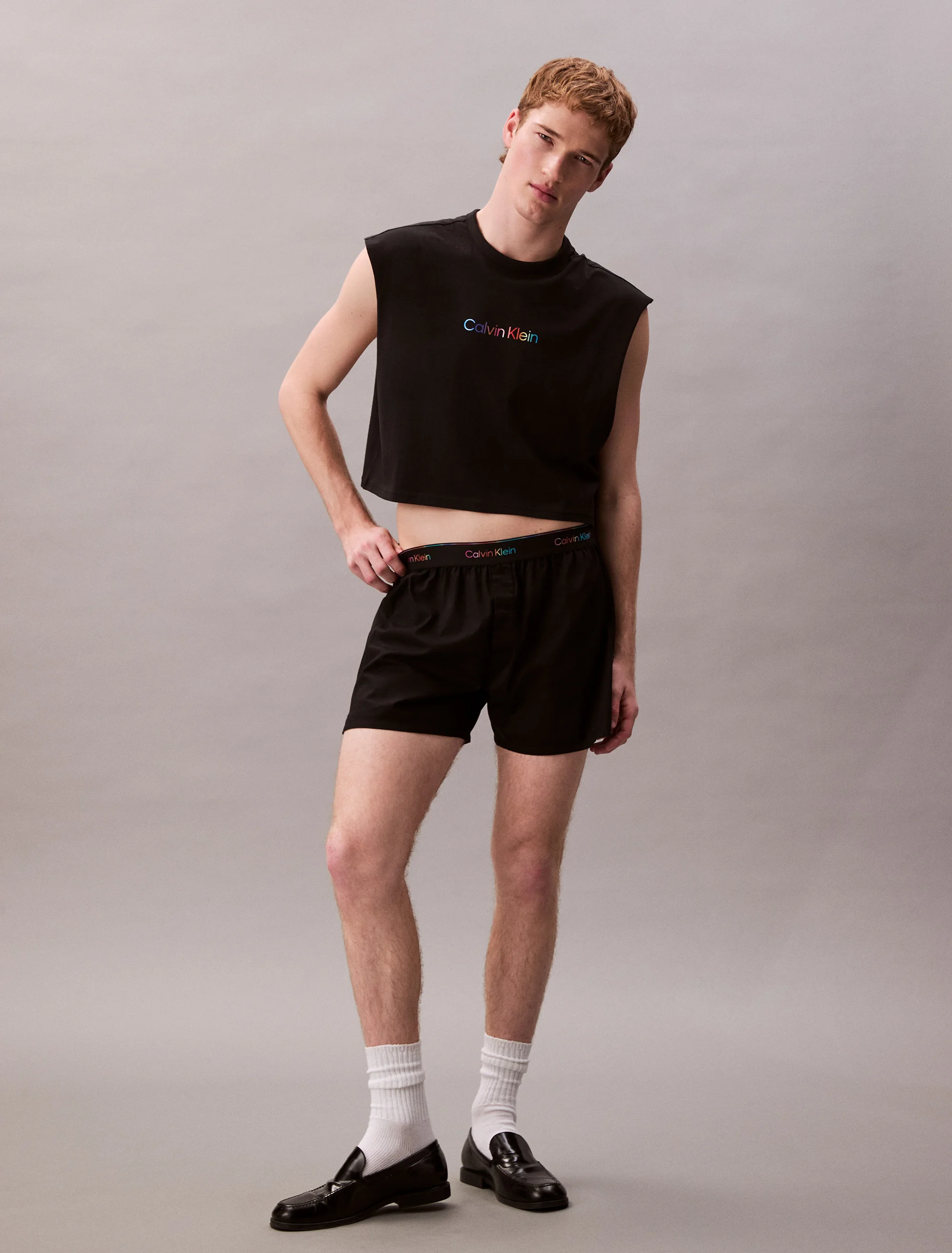 CK UNDERWEAR Quần Ngủ Nam Boxer Trad Fit