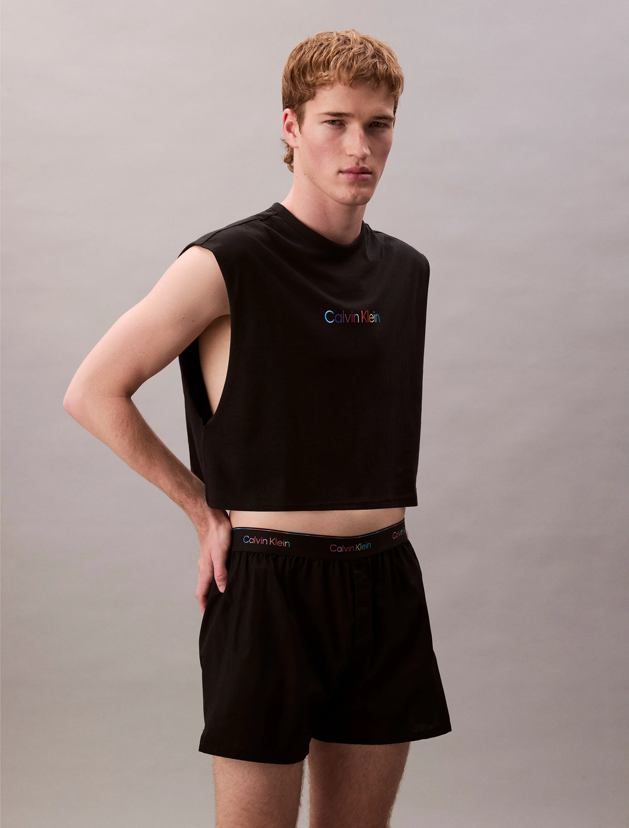 CK UNDERWEAR Quần Ngủ Nam Boxer Trad Fit
