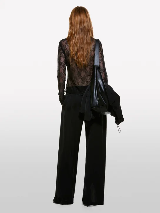 SISLEY Áo Sơ Mi Dài Tay Nữ Women Shirt