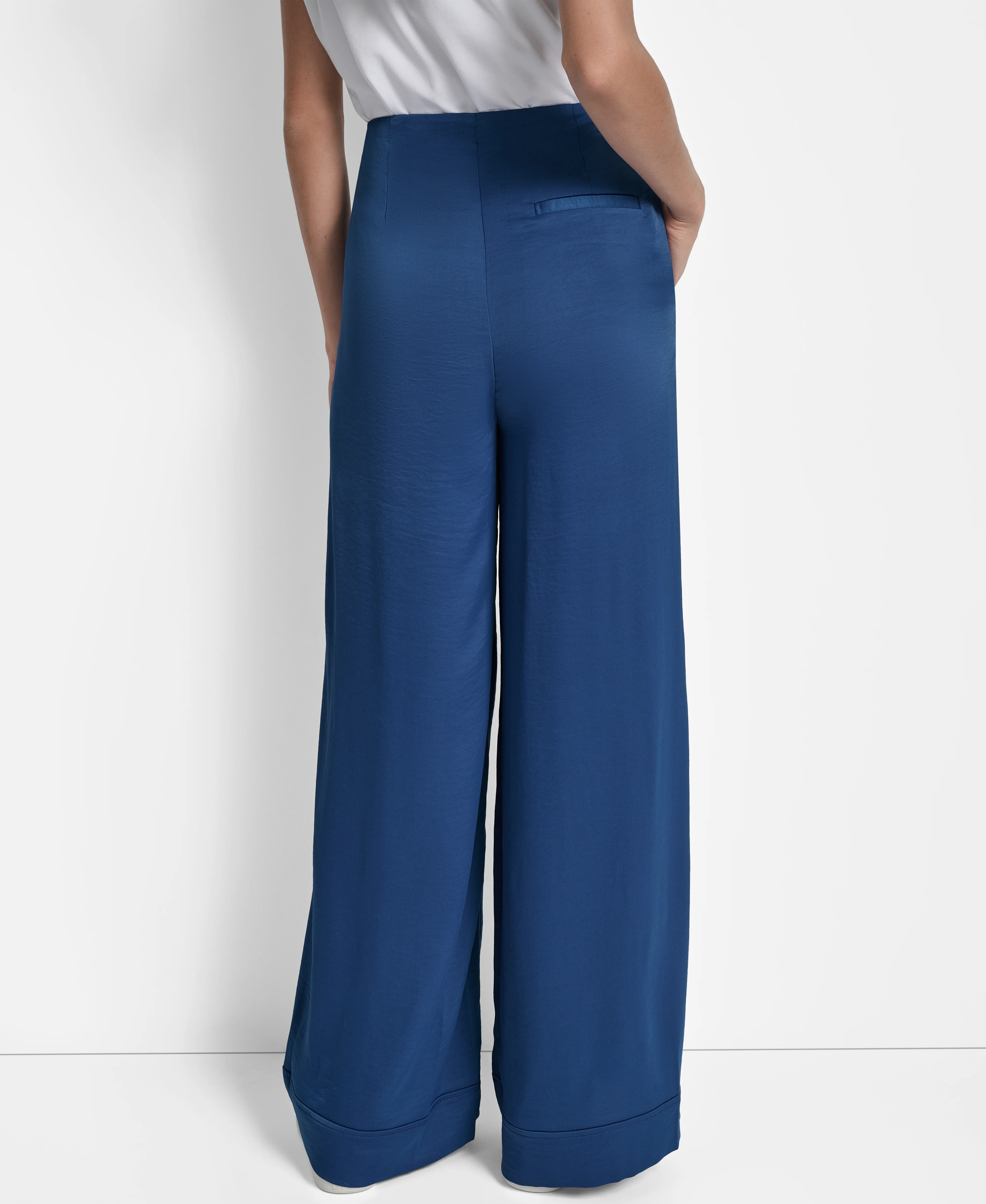 DKNY Quần Dài Nữ Wide Leg Glzd Drssng Pant