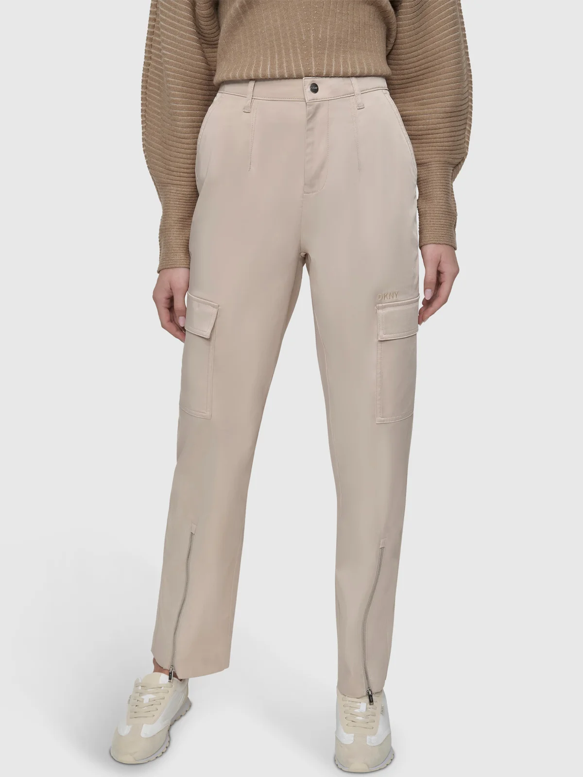 DKNY Quần Dài Nữ Sateen Cargo Pant W/Zipper Dtl