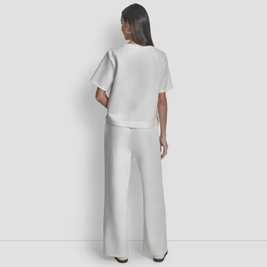 DKNY Áo Thun Nữ S/S Debossed Logo T Shirt