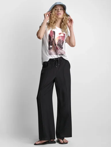 DKNY Áo Thun Nữ Ss Mhttn Conversational Tshirt