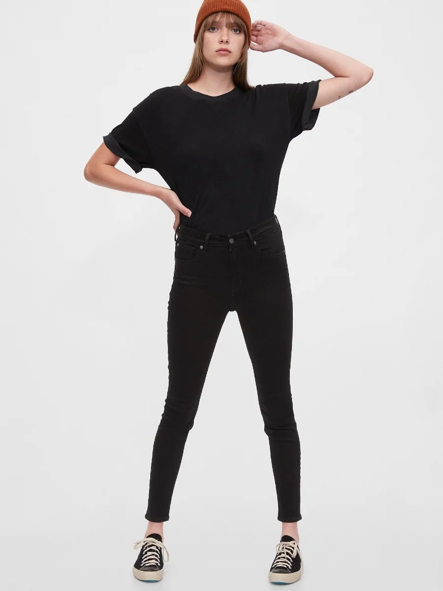 GAP Quần Jeans Dài Nữ - High Rise Jegging