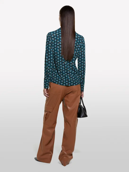 SISLEY Áo Sơ Mi Dài Tay Nữ Women Shirt
