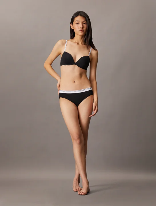 CK UNDERWEAR Áo Lót Nữ Wirefree Push Up Plunge