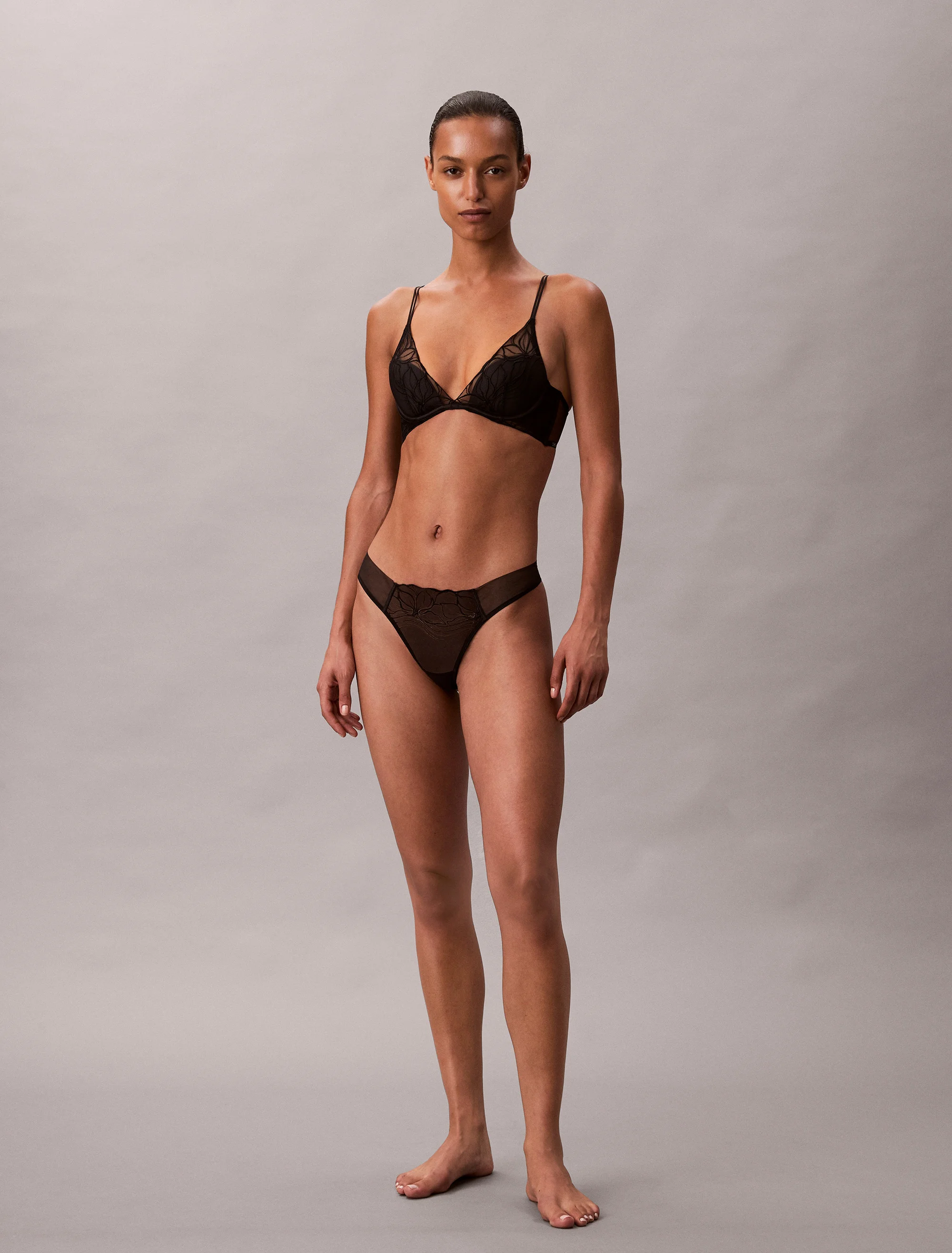 CK UNDERWEAR Áo Lót Nữ Plunge Fit