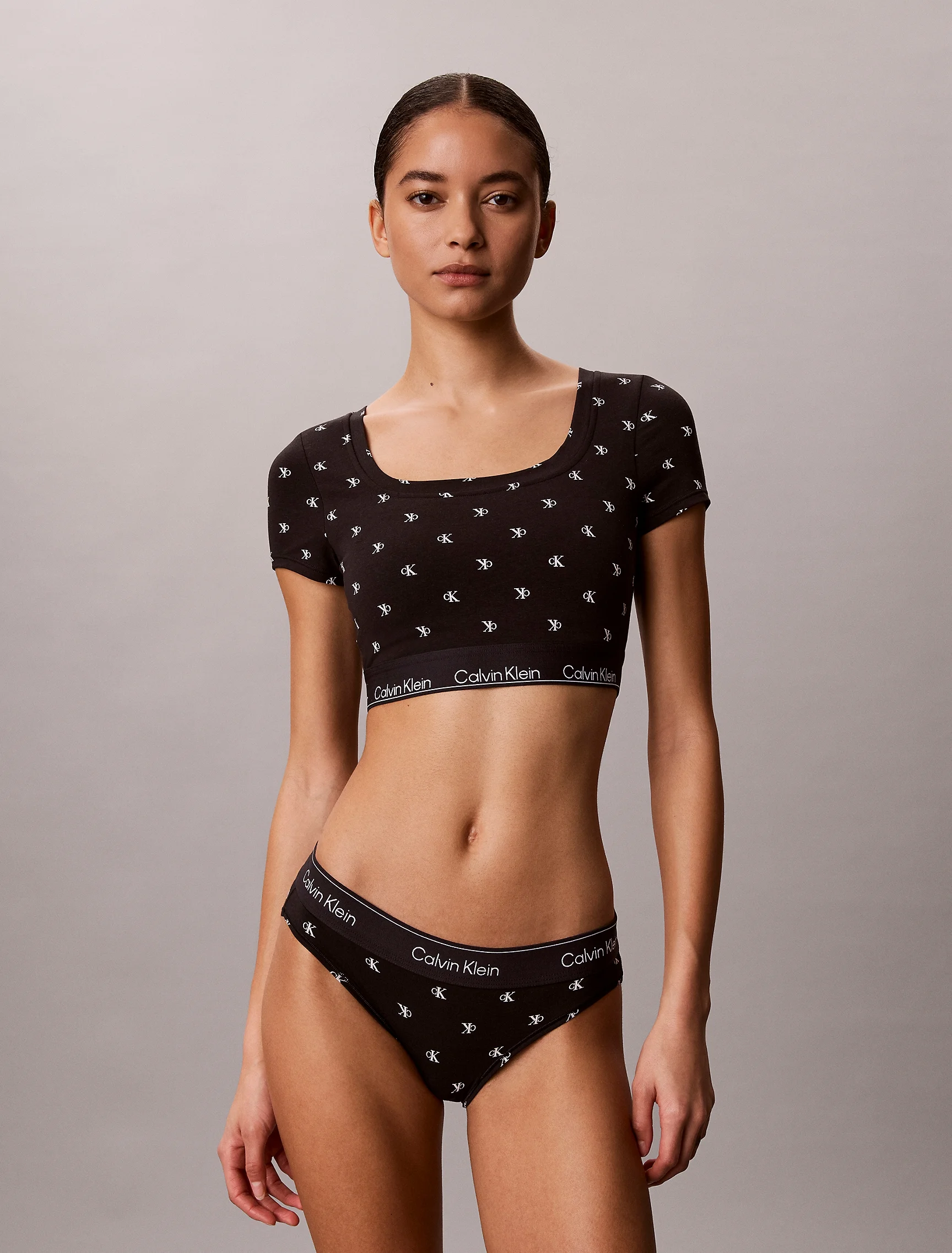 CK UNDERWEAR Áo Ngực Nữ T-Shirt Outpush Bralette