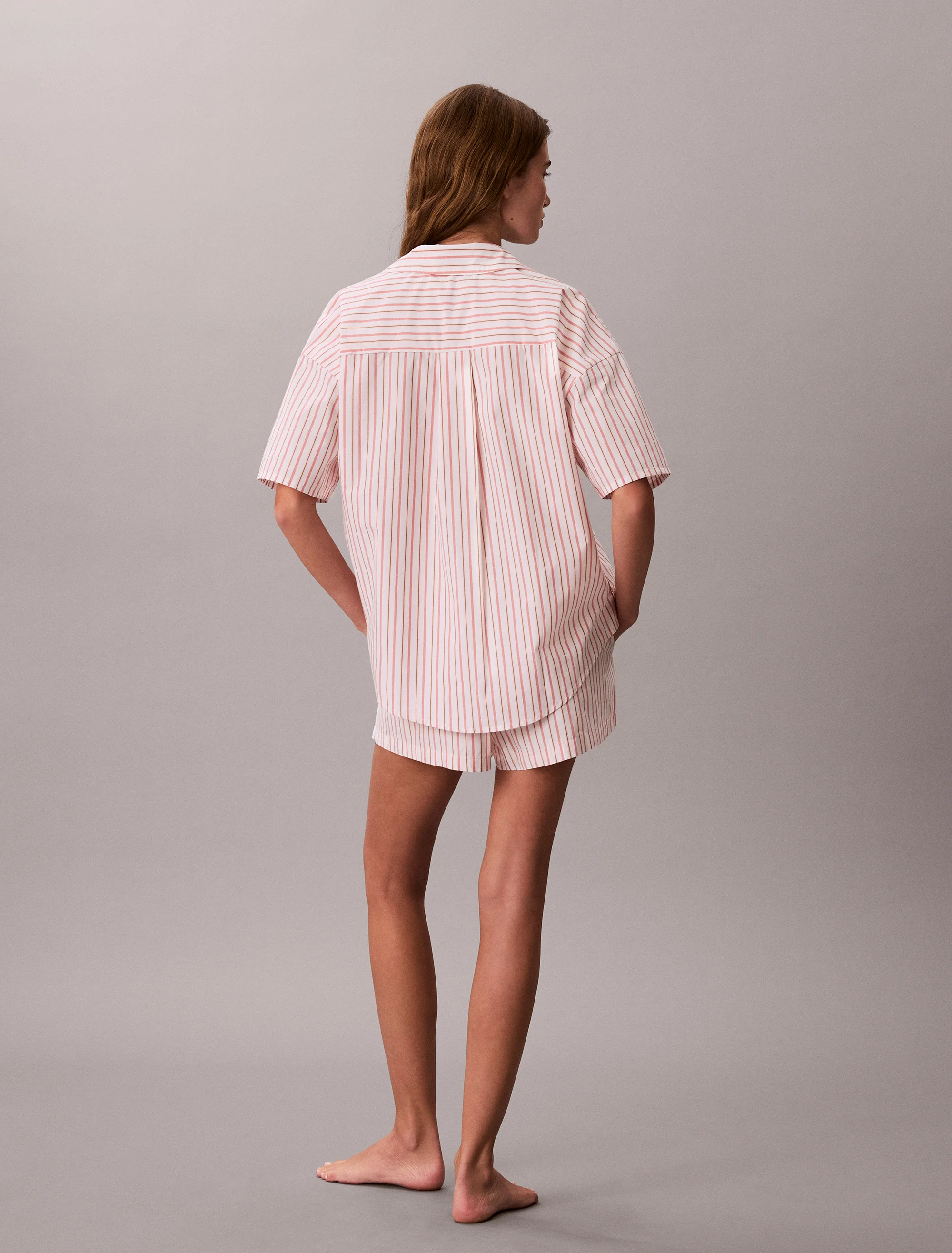 CK UNDERWEAR Quần Ngủ Nữ Covered Wb Poplin Short