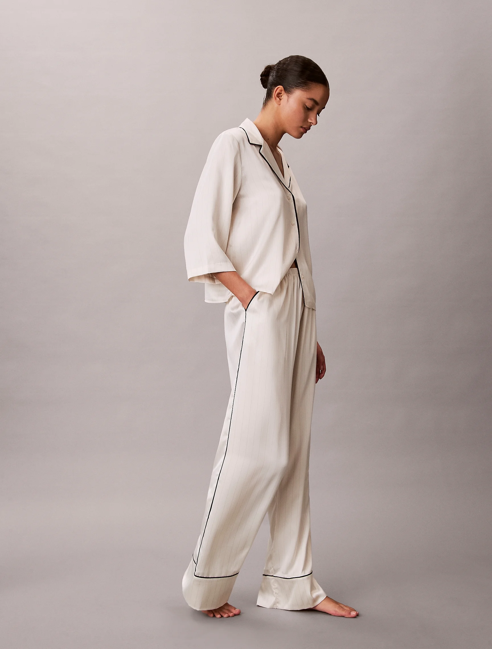 CK UNDERWEAR Quần Ngủ Nữ Satin Pant