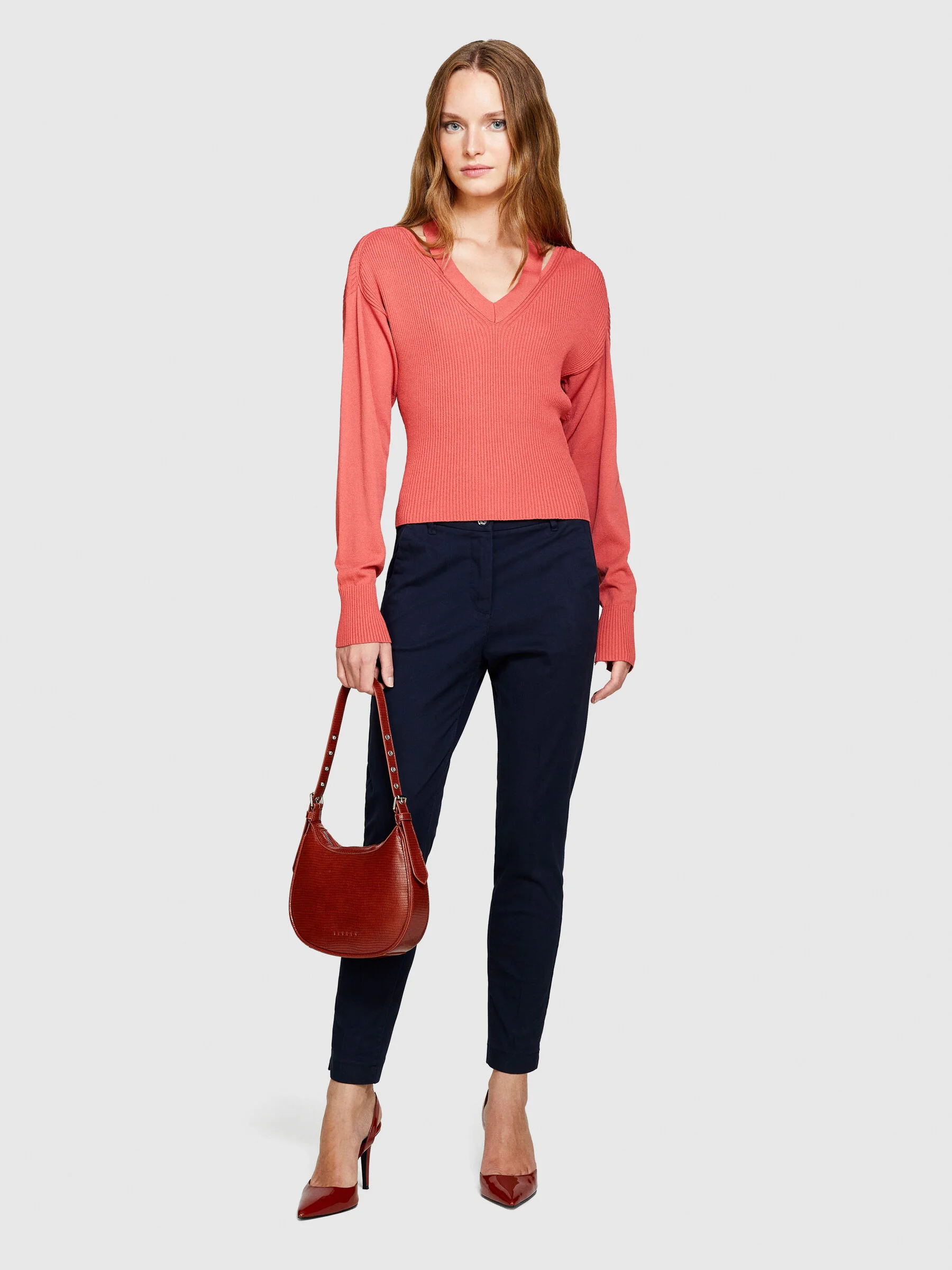 SISLEY Quần Dài Nữ Slim Fit Chinos