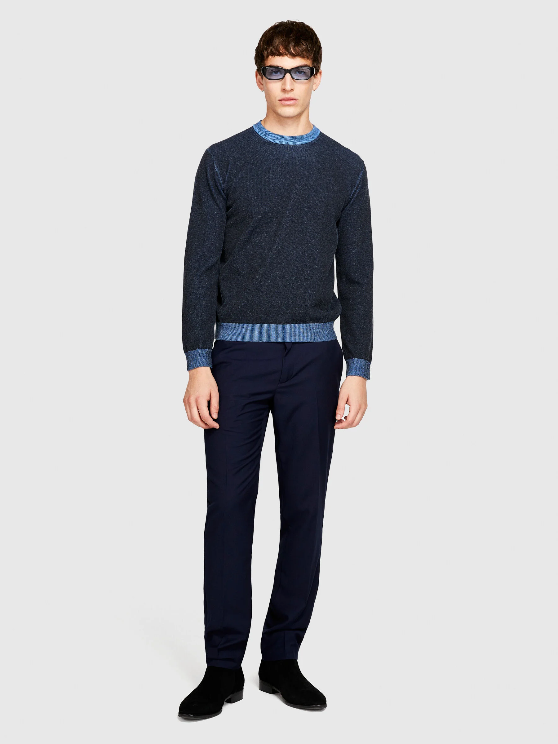 SISLEY Quần Dài Nam Slim Fit Trousers