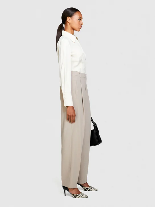 SISLEY Áo Sơ Mi Nữ Shirt In Satin