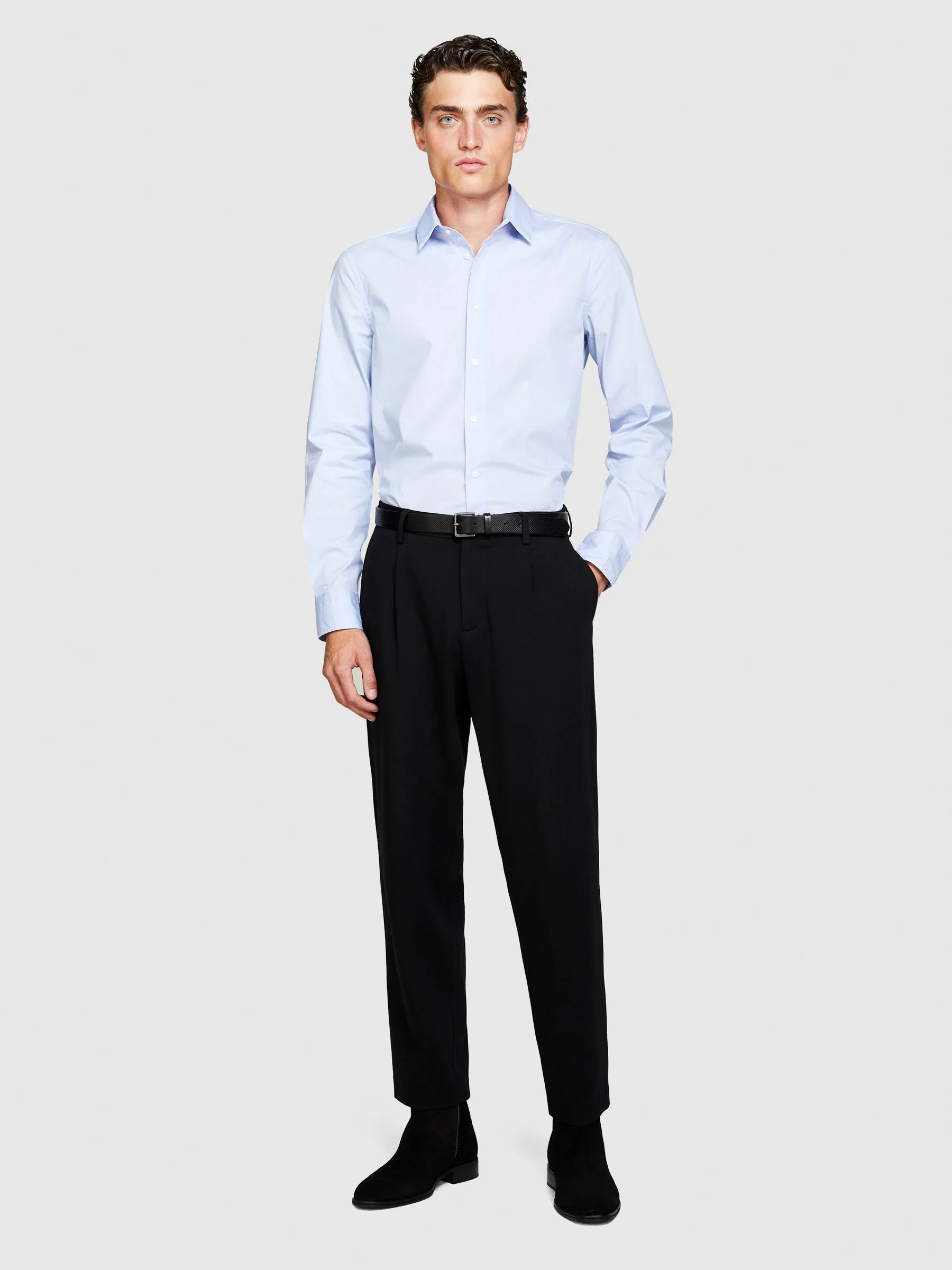 SISLEY Áo Sơ Mi Nam Slim Fit Shirt