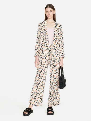 SISLEY Quần Dài Nữ Floral Trousers