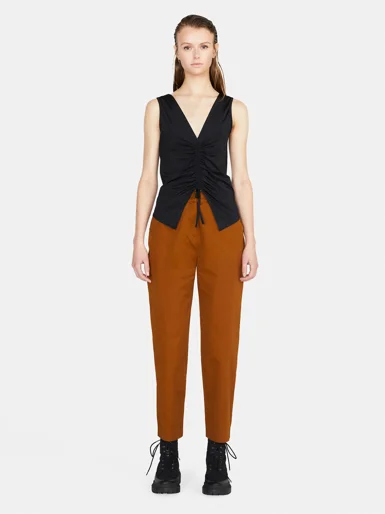 SISLEY Quần Dài Nữ Barrel Leg Trousers