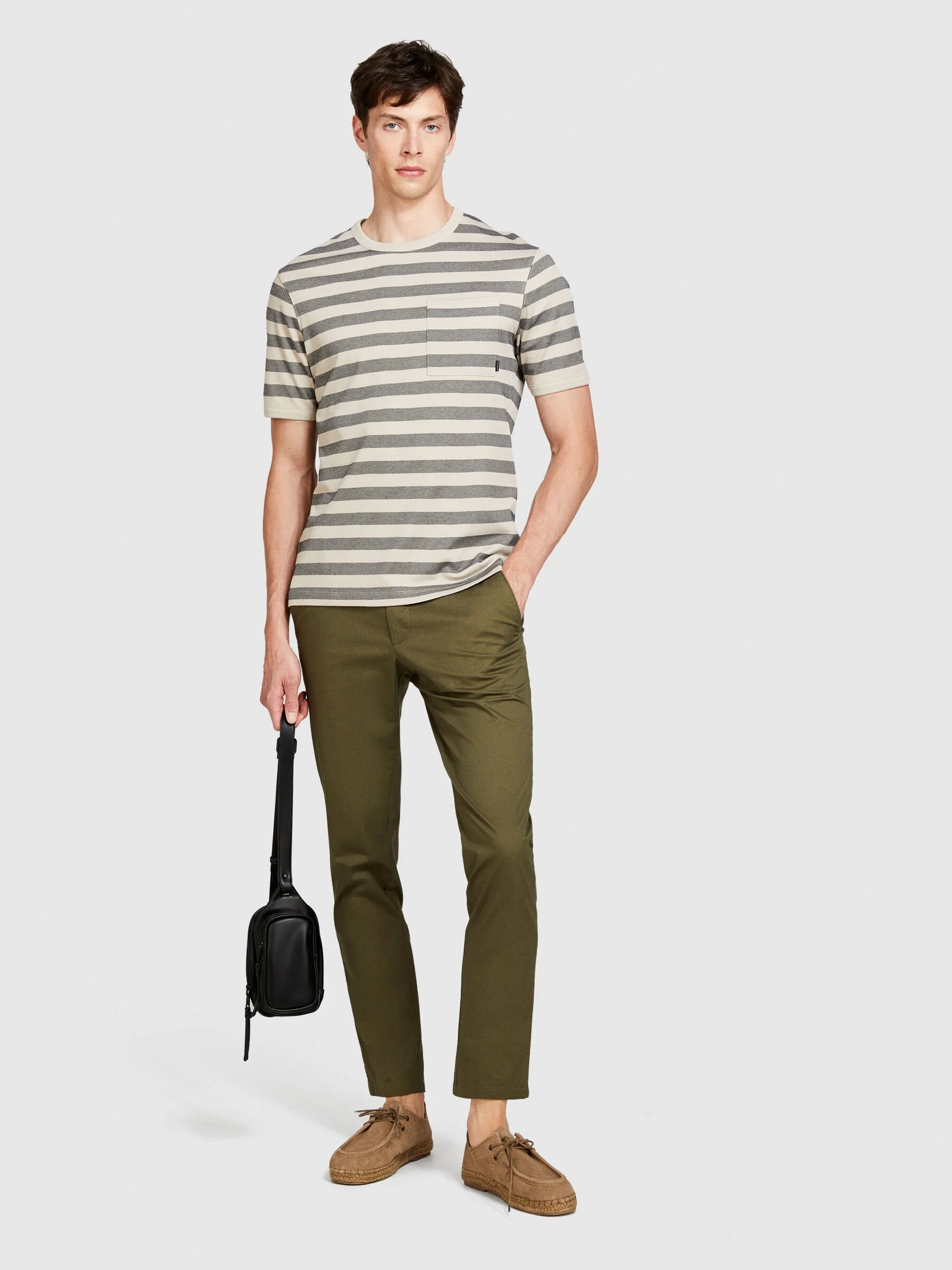 SISLEY Áo Thun Ngắn Tay Nam Men T-Shirt