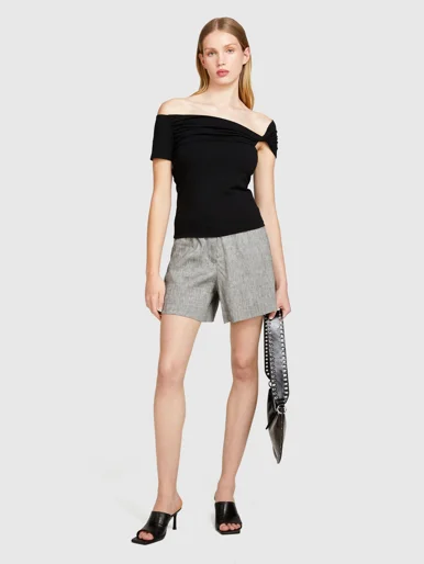 SISLEY Áo Thun Ngắn Tay Nữ Women T-Shirt