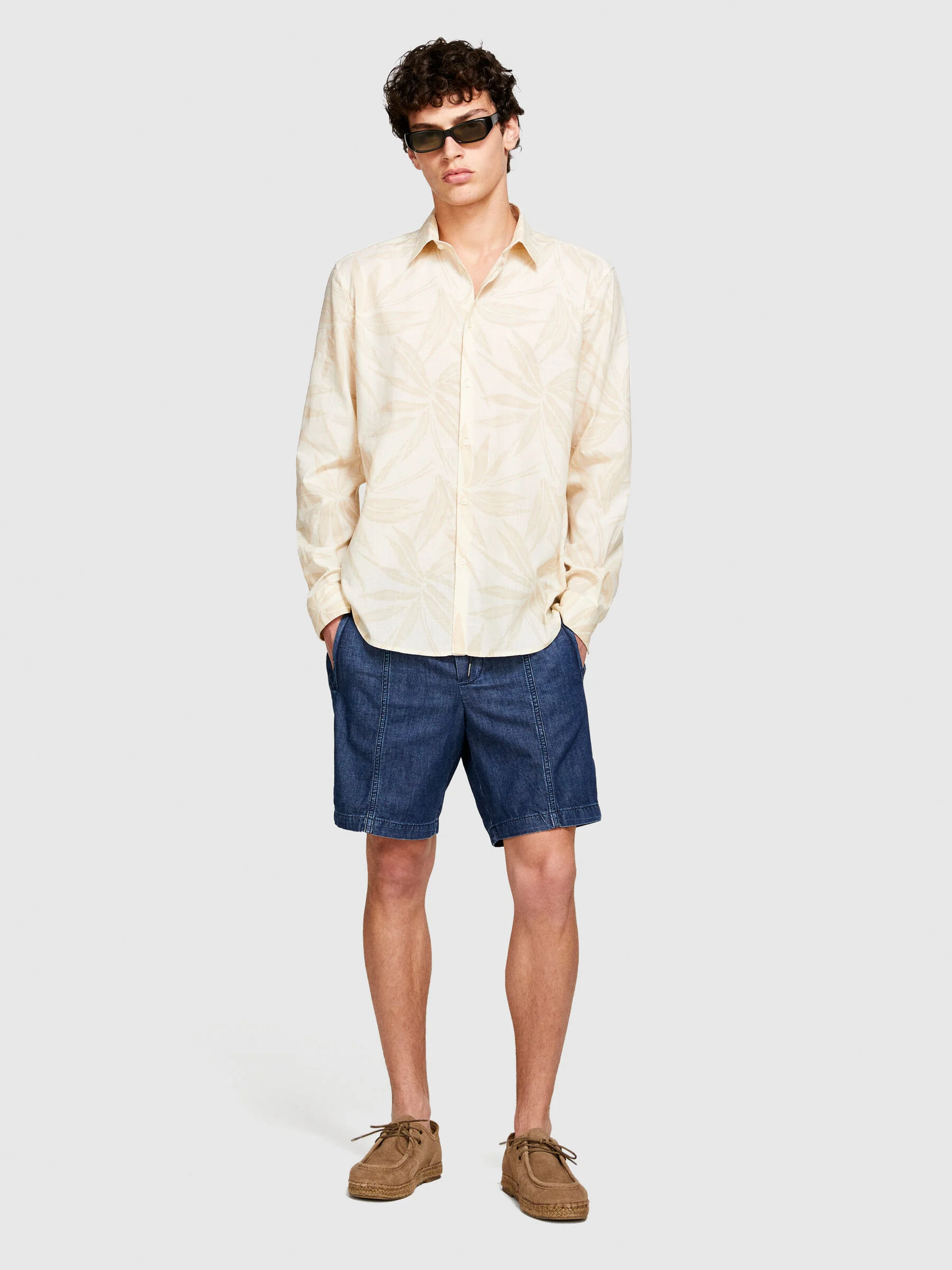 SISLEY Quần Ngắn Nam Men Bermuda