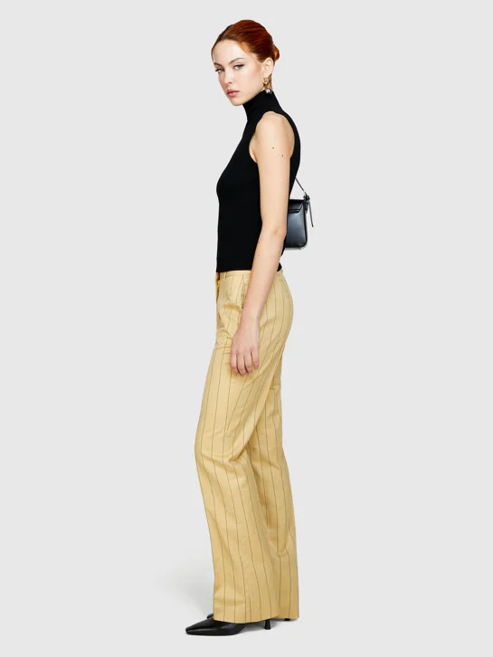 SISLEY Quần Dài Nữ Tweed Trousers