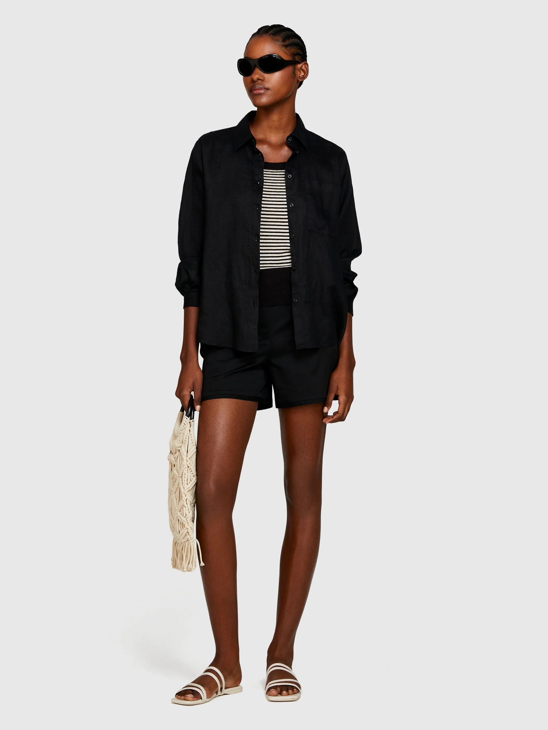 SISLEY Quần Ngắn Nữ Women Shorts